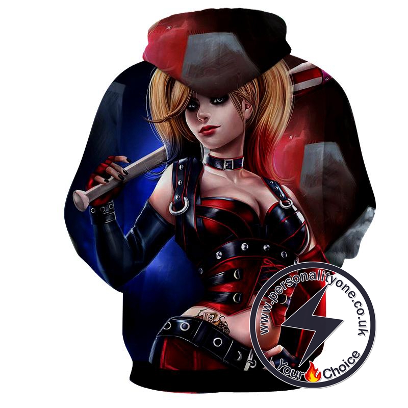 Harley Quinn Poison - Harley Quinn 3D - Hoodies
